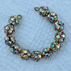 12 Swarovski Crystal Rhinestone Beads 6mm Crystal AB/GP